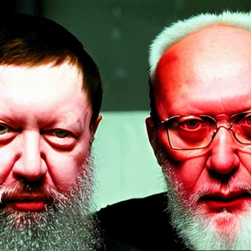 Image similar to portrait. hermann nitsch and hermann nitsch and hermann nitsch