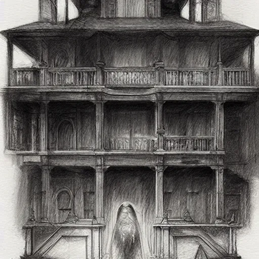 Building/House Drawings by Angela of Pencil Sketch Portraits