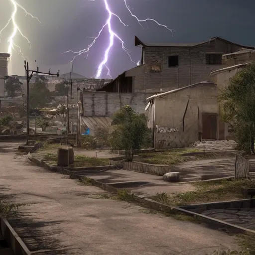 Prompt: antareth city poor areas - a photorealisic, cinematic, lightning shadow, responsive, cgi, very details