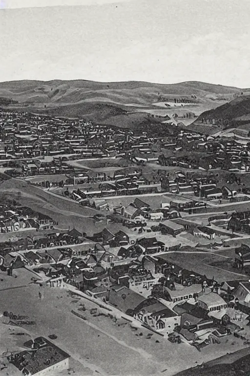 Image similar to 1 8 8 0 s view of lead city, south dakota. lead city is the location of the homestake mine
