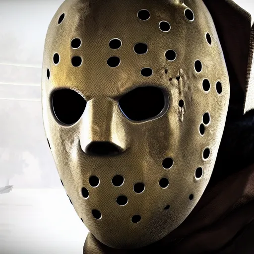 Image similar to Jason Voorhees in call of duty 4K detail