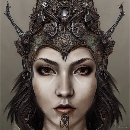 Image similar to Very very very very highly detailed epic photo of face with venetian mask, intricate, dystopian, sci-fi, extremely detailed, digital painting, artstation, concept art, smooth, sharp focus, illustration, intimidating lighting, incredible art by Anton Pieck