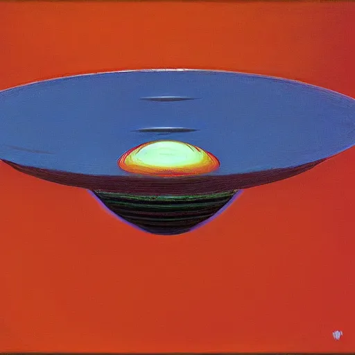 Image similar to alien by wayne thiebaud