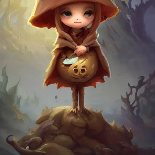 Prompt: cute little anthropomorphic maple tree!!!, bark!! skin, tiny, small, short, wizard robe, cute and adorable, pretty, beautiful, dnd character art portrait, matte fantasy painting, deviantart artstation, by jason felix by steve argyle by tyler jacobson by peter mohrbacher, cinema