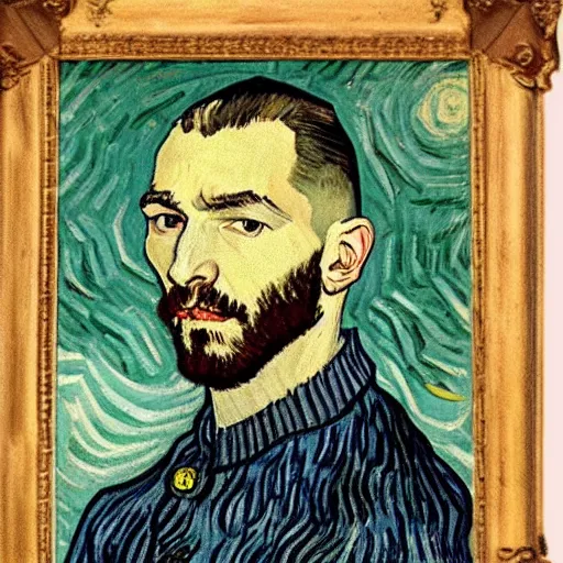 Image similar to benzema by van gogh