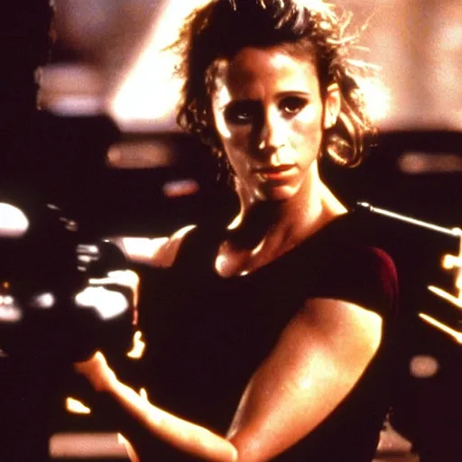 Image similar to Jennifer Love Hewitt in The Terminator (1984)