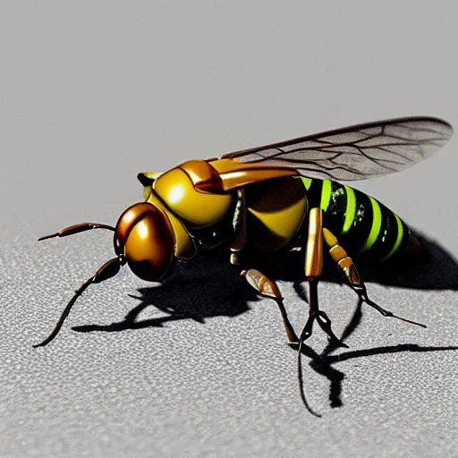 Image similar to Hirō Isono Style Alien Wasp Hornet HDR