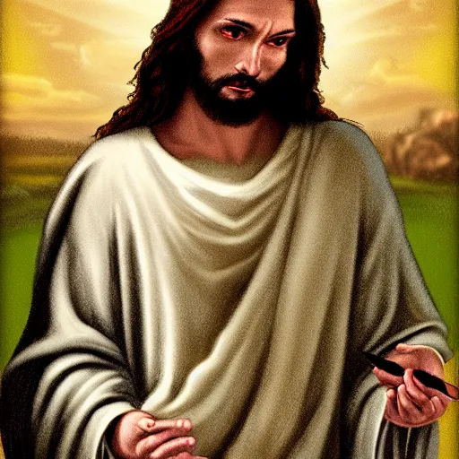 Image similar to loan shark jesus