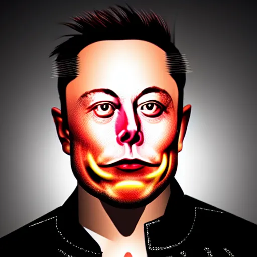 Prompt: homunculus elon musk pickled in a jar