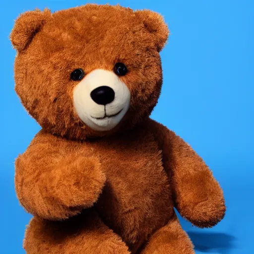 Prompt: a realistic photoshoot of a teddy bear shoulder, 4 k