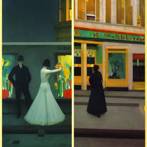 Prompt: a battle of crows in mumbai, hyperrealistic film still by edward hopper, by gottfried helnwein, by klimt, by paolo uccello, art nouveau, highly detailed, strong lights, liminal, eerie, bright pastel colors