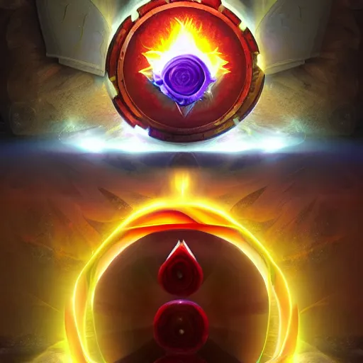 Image similar to chakra epic legends game icon stylized digital illustration radiating a glowing aura global illumination ray tracing hdr fanart arstation by ian pesty and katarzyna da bek - chmiel