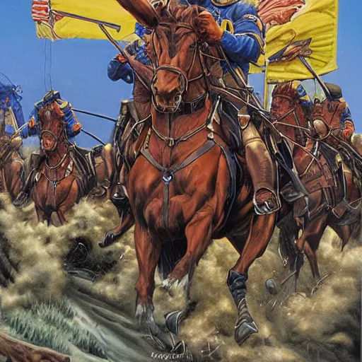 Image similar to Armstrong border reivers by Joe Jusko