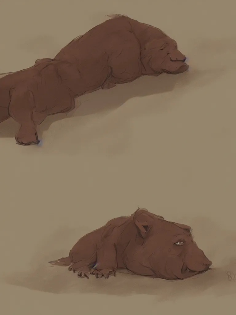 Image similar to brown by Disney Concept Artists, blunt borders, rule of thirds