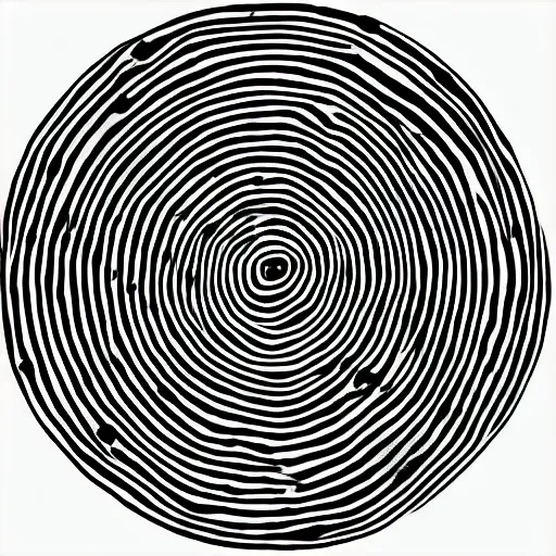 Image similar to there it is again, that thumbprint of yours, the reverberent and winding pattern that reveals itself at times, concentric and ellipsoid but no equation could explain its presence. thin, spiderweb-thin, yet always there. what does it mean? i said kaleidescopic last time, is that what brought it about?