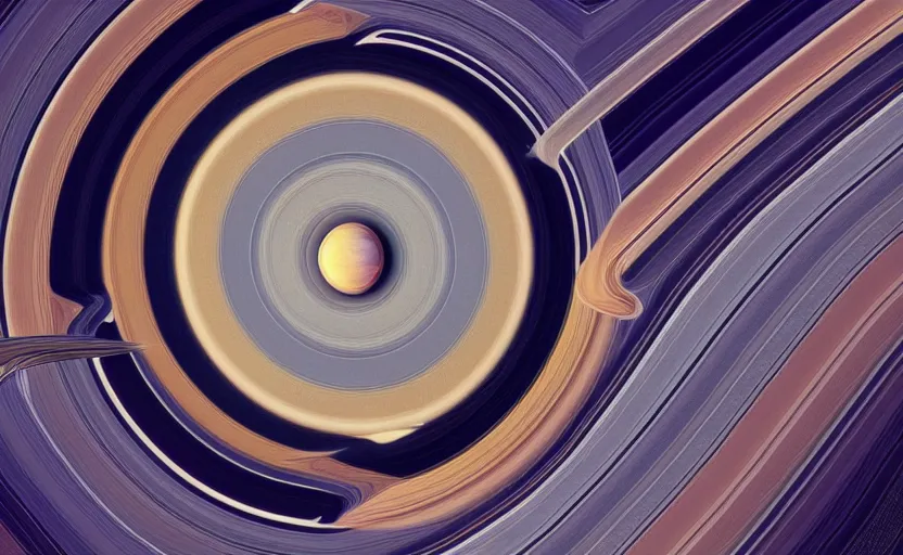 Image similar to a retro photo of a cool car driving on saturn's rings, colorful, vibe, bloom, bloomy