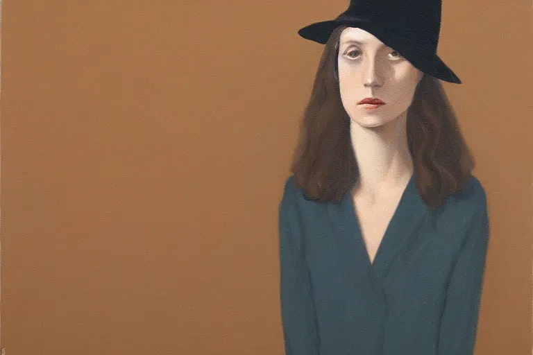 Image similar to young a woman with a raven - shaped hat artwork by tim eitel