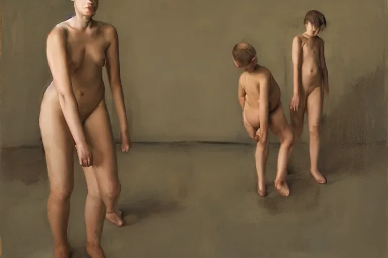 Prompt: art by michael borremans