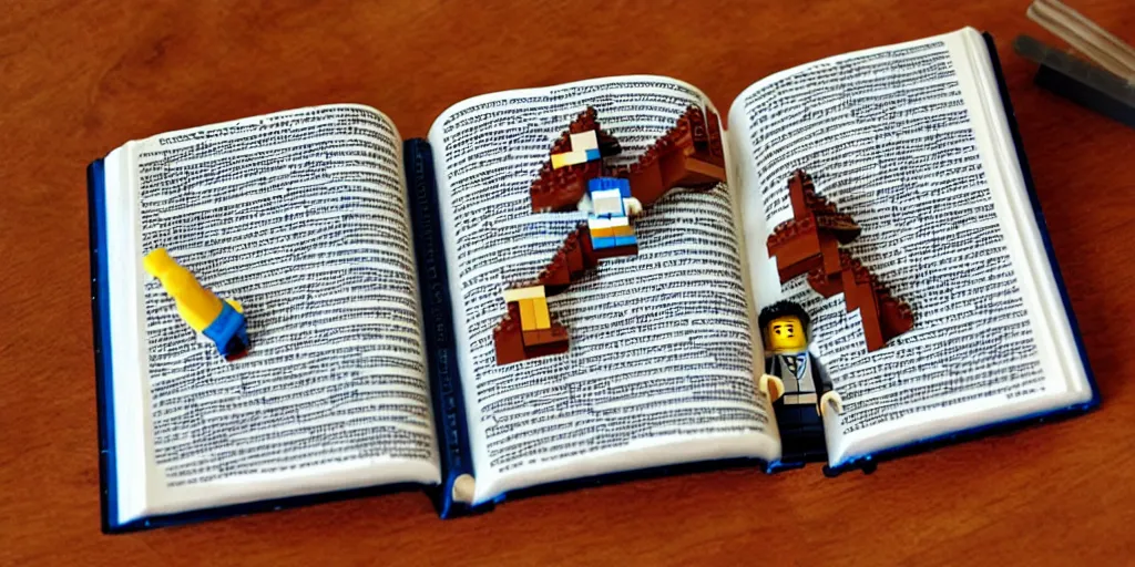 Image similar to the lego christian bible