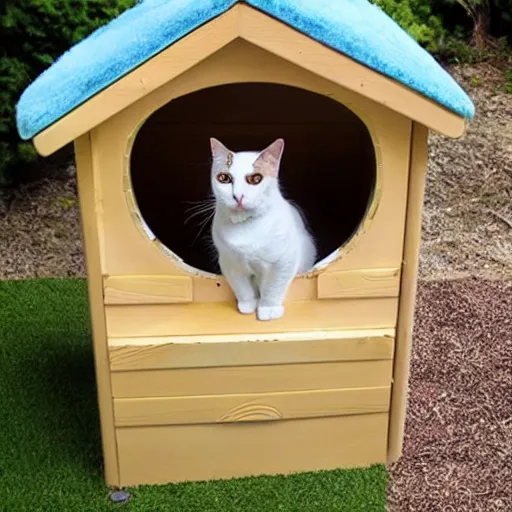 Image similar to photo of a cat house