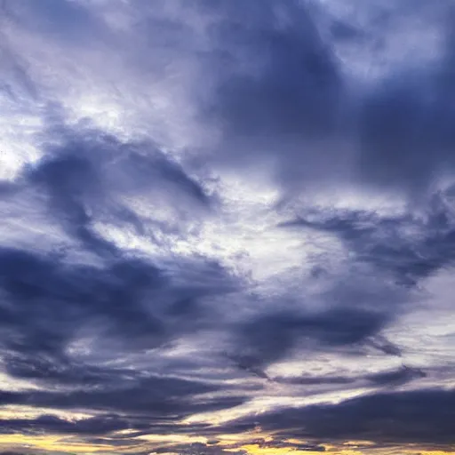 Image similar to cloudy sky dawn, realistic, above the sky