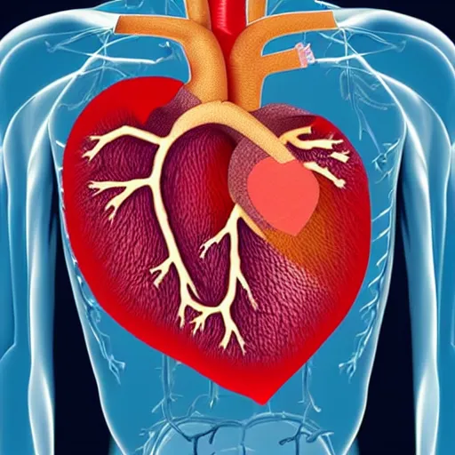 Image similar to this is how an actual heart looks, biology, anatomy
