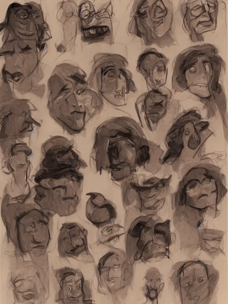 Image similar to faces by disney concept artists, blunt borders, rule of thirds