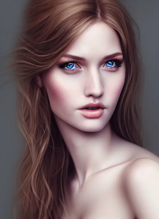 Image similar to a gorgeous scottish female photo, professionally retouched, soft lighting, realistic, smooth face, full body shot, torso, dress, perfect eyes, sharp focus on eyes, 8 k, high definition, insanely detailed, intricate, elegant, art by artgerm and jason chan