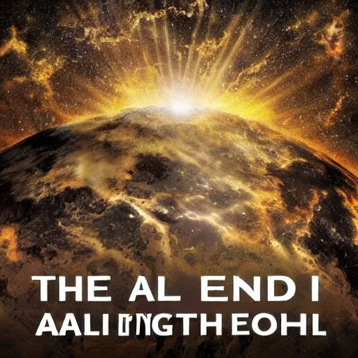 Prompt: the end of all things on earth