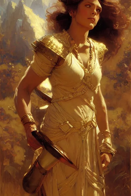 Image similar to shield maid, highly detailed painting by gaston bussiere, craig mullins, j. c. leyendecker 8 k