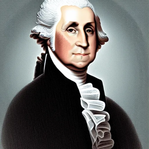 Prompt: george washington by dr. seuss,