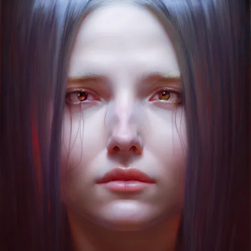 Image similar to blind muse by donato giancola, fantasy, photorealistic, octane render, unreal engine, dynamic lighting, cute face, beautiful girl, beautiful, wlop, cute, perfect factions, perfect woman, trending on artstation, poster, volumetric lighting, very detailed faces, 4 k, award winning