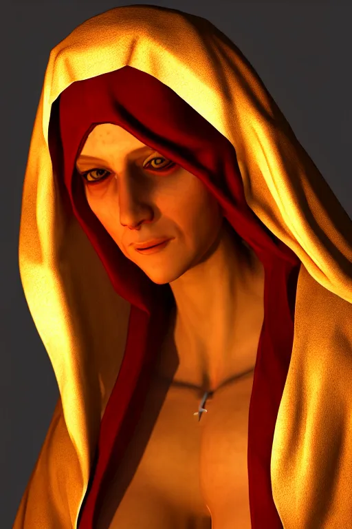 Prompt: a highly detailed and realistic photo of the virgin mary cosplay on a satansite party, artstation, 4 k, correctly anatomy, good light