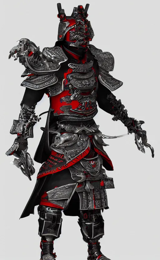 Image similar to a futuristic samurai,highly detailed,trending on ConceptArtWorld