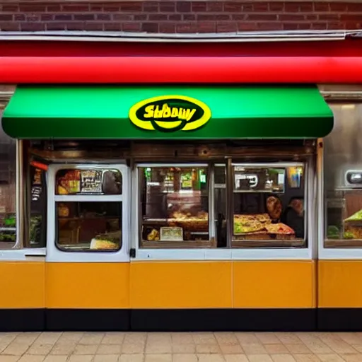 Prompt: “ Subway restaurant, 4K”