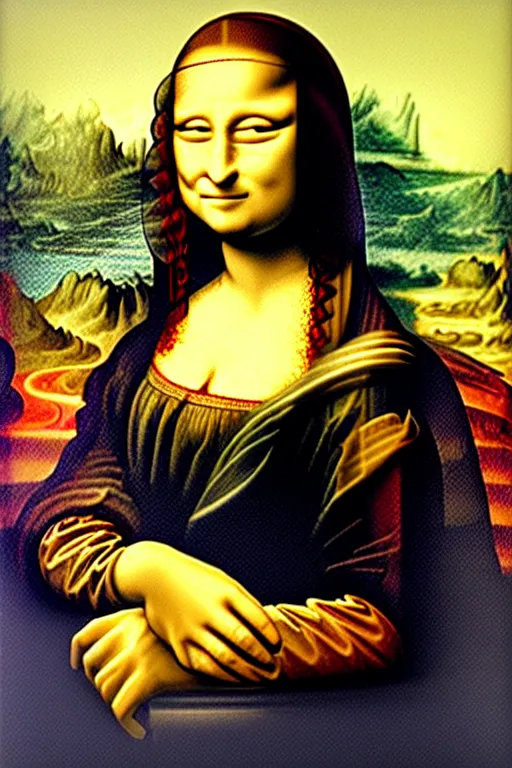 Prompt: “Mona Lisa in the style of Picasso”