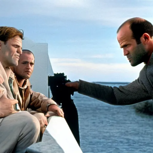 Image similar to The Truman Show starring Jason Statham,