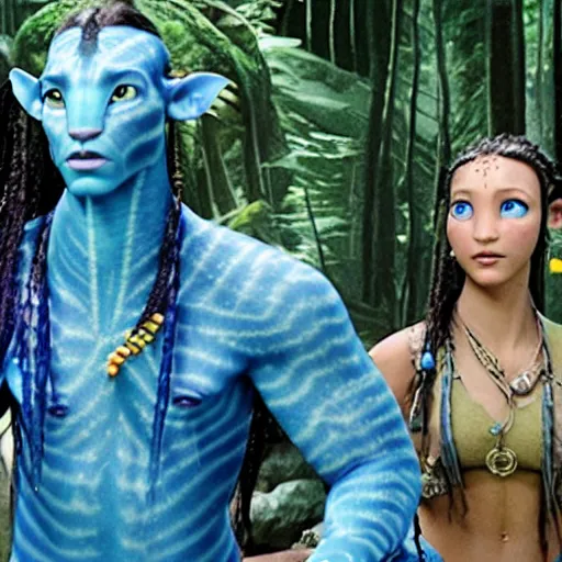 Image similar to still from avatar 2