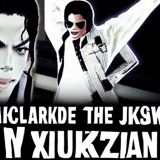 Image similar to michael jackson in the style of yakuza : like dragon