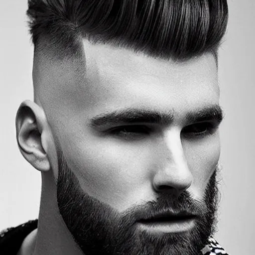 men's haircut styles from the 2 0 3 0 s, Stable Diffusion