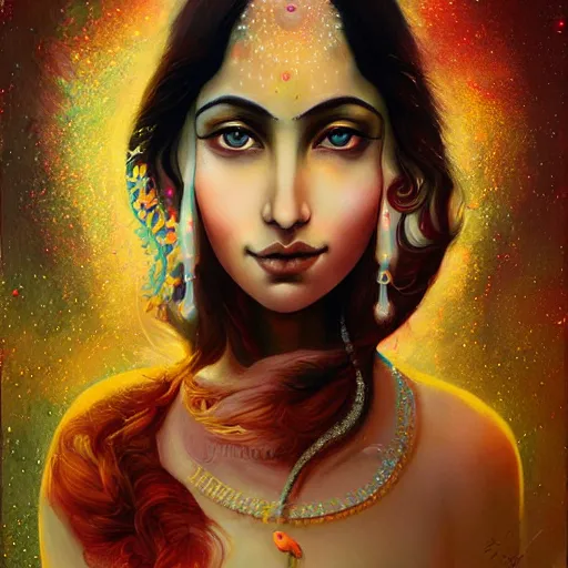 Prompt: sundari devi by anna dittmann