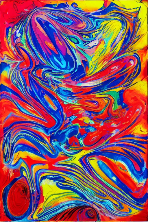 Image similar to Dr. Simi, acrylic paint pour, watercolor, marbling, graffiti, very detailed, large white border, 144x144 canvas, hd, high resolution print :1 CMYK :1