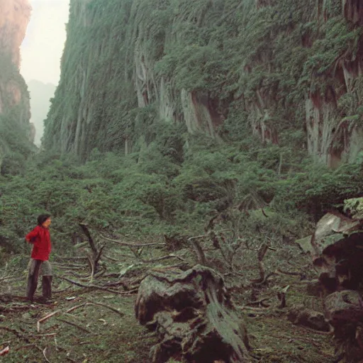 Image similar to Giants roaming in China 35mm film photograph