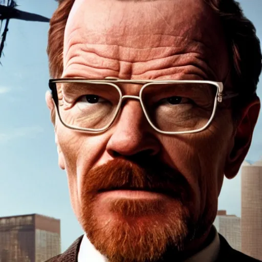 Image similar to Bryan Cranston as Gordon Freeman in H.E.V., still from a film