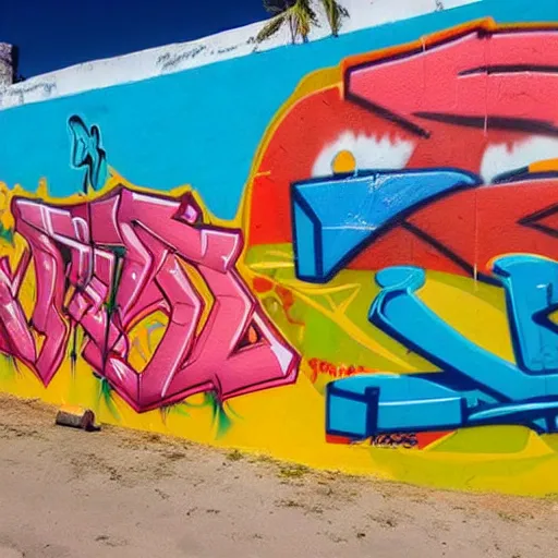 Image similar to amazing graffiti art in aruba