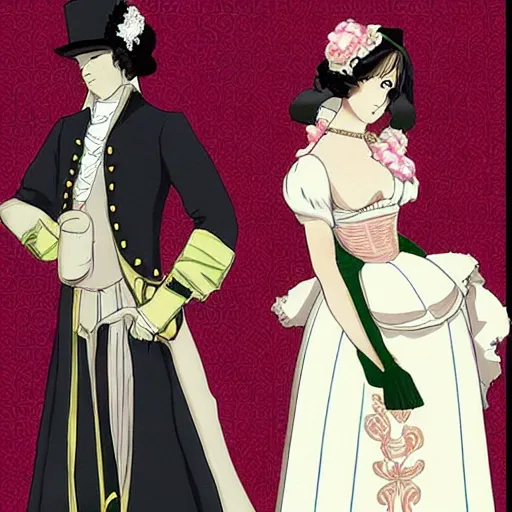 Victorian anime, Character design male, Character design inspiration