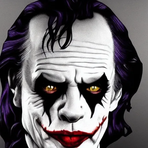 Image similar to steve buscemi as the joker