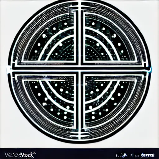 Image similar to immaculate black and white circuit board stencil vector svg laser decorative pattern