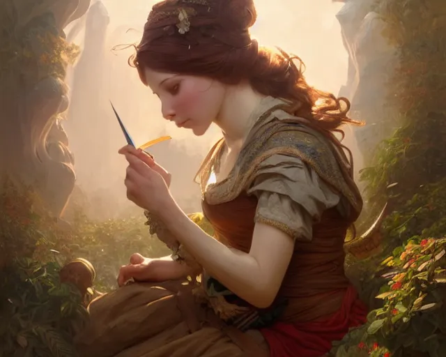 Prompt: photography of richard doyle, deep focus, d & d, fantasy, intricate, elegant, highly detailed, digital painting, artstation, concept art, matte, sharp focus, illustration, hearthstone, art by artgerm and greg rutkowski and alphonse mucha