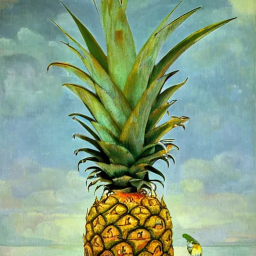 Prompt: unique divine chilled reservoir octagon budgie poltergeist pineapple lead , by Paul Gauguin and Paul Gauguin and Benoit B. Mandelbrot , Global Illumination , pixel perfect , renaissance painting